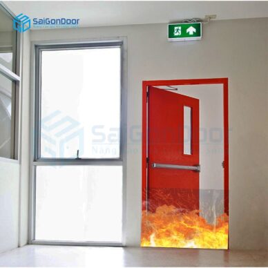 Cửa thép thoát hiểm cho hệ thống thoát hiểm ở lối đi